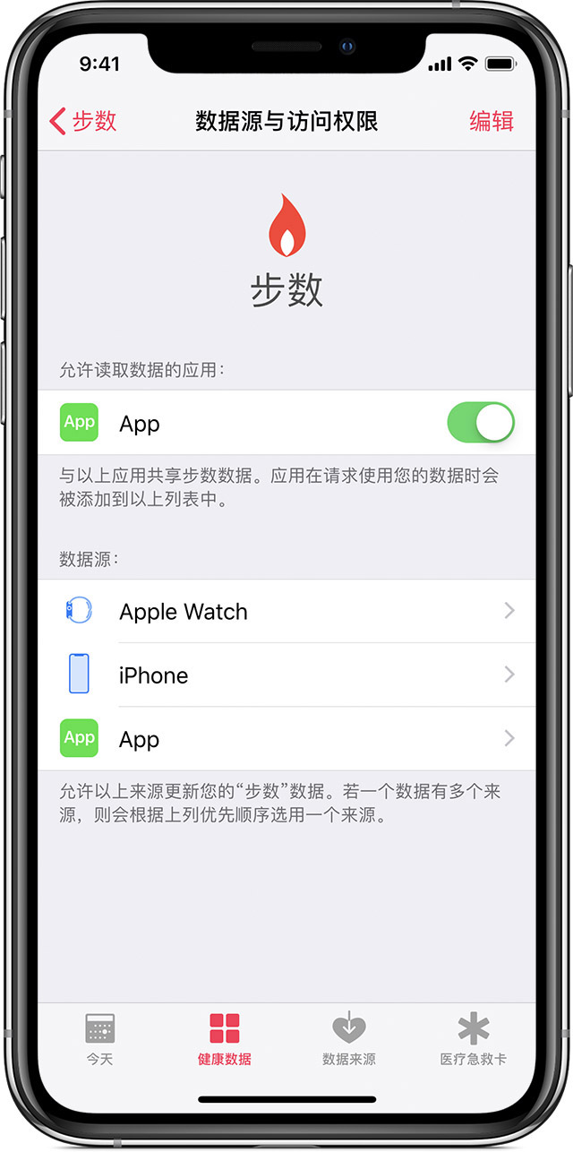 如何在 iPhone“健康”应用中备份信息、添加多个数据来源？