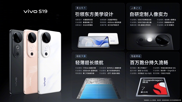 续航灭霸！vivo S19发布：元起