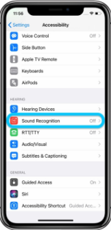 ios14声音识别在哪里
