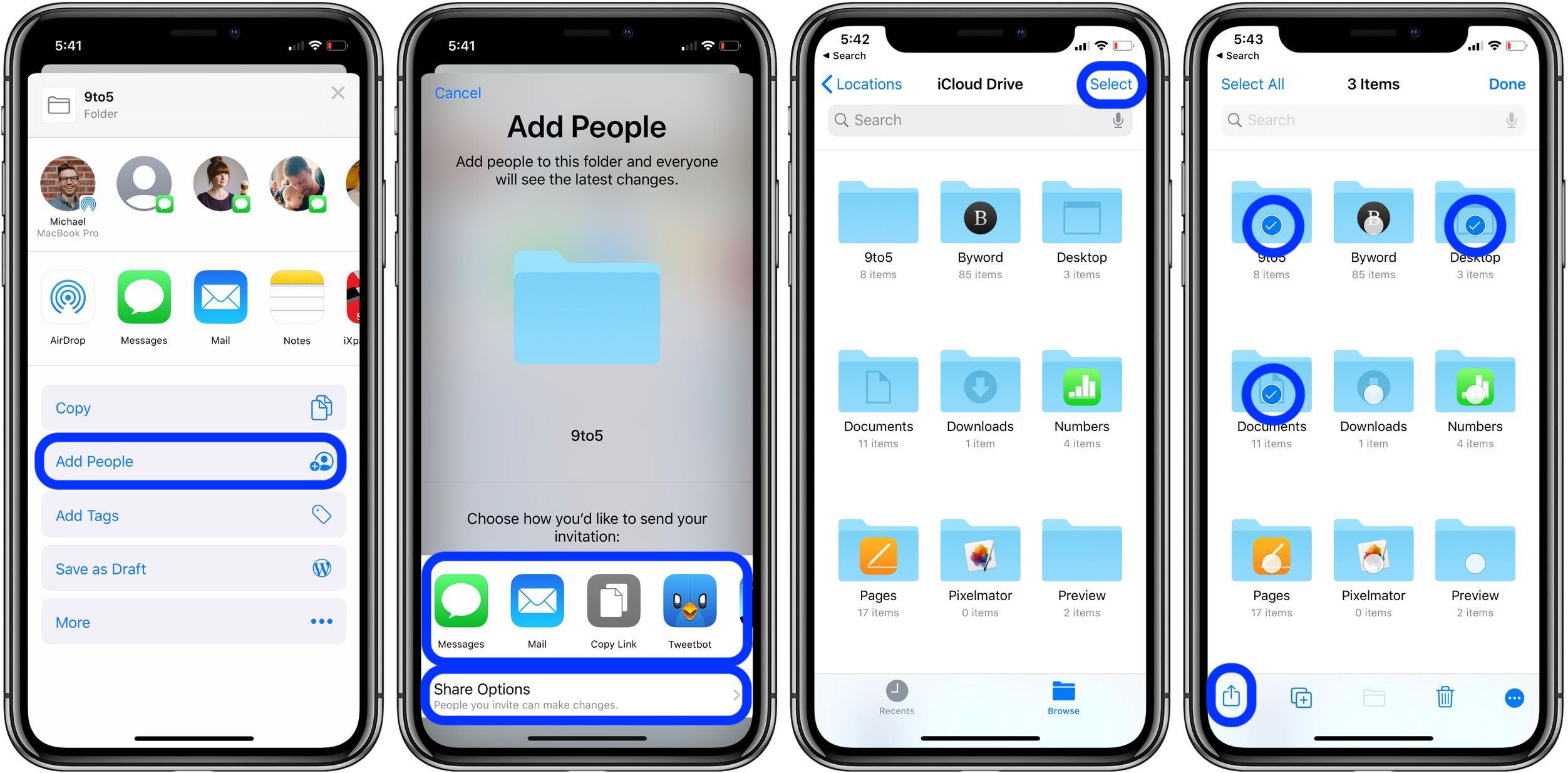 iOS 13 教程：如何从 iPhone 和 iPad 共享 iCloud Drive 文件夹？