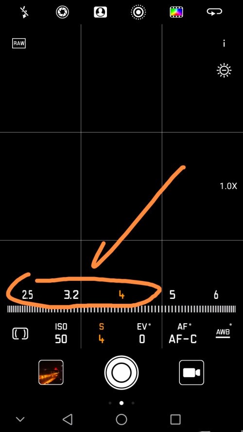 华为手机拍夜景专业模式怎么调(4)
