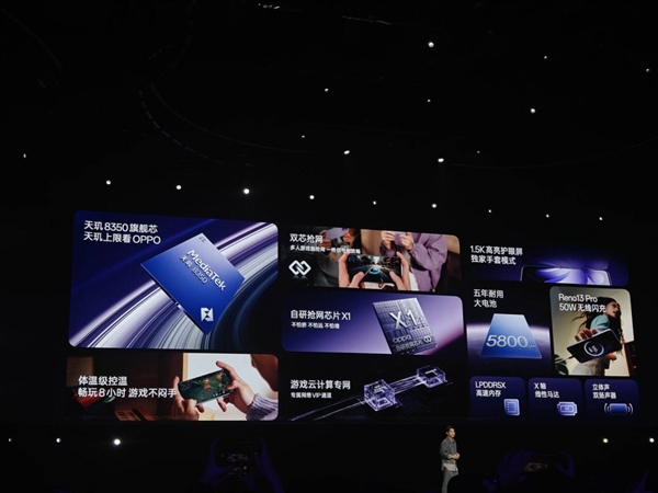 OPPO Reno13 Pro发布：首发自研抢网芯片X1 3399元起